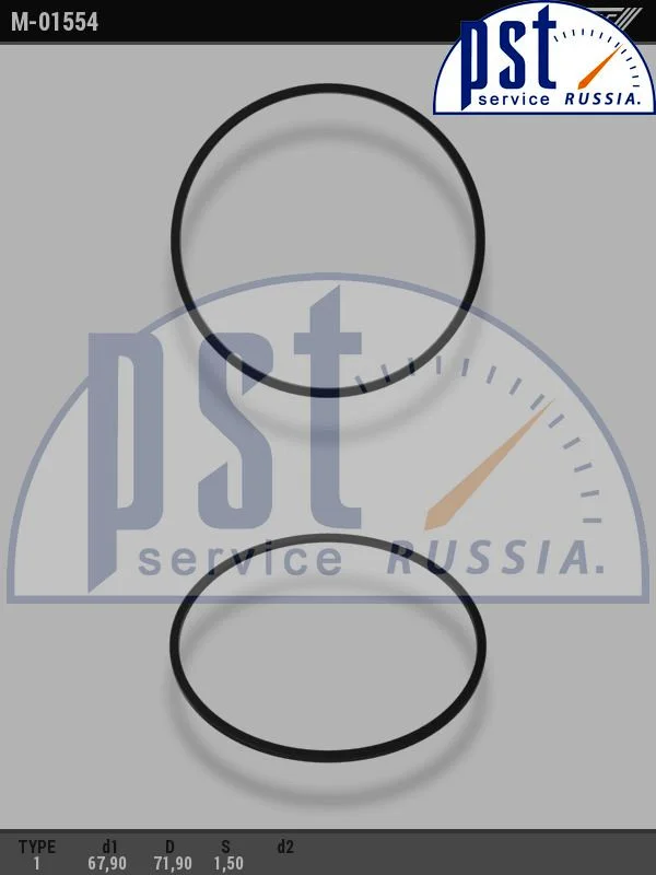 Кольцо тефлоновое 67,90/71,90*1,50