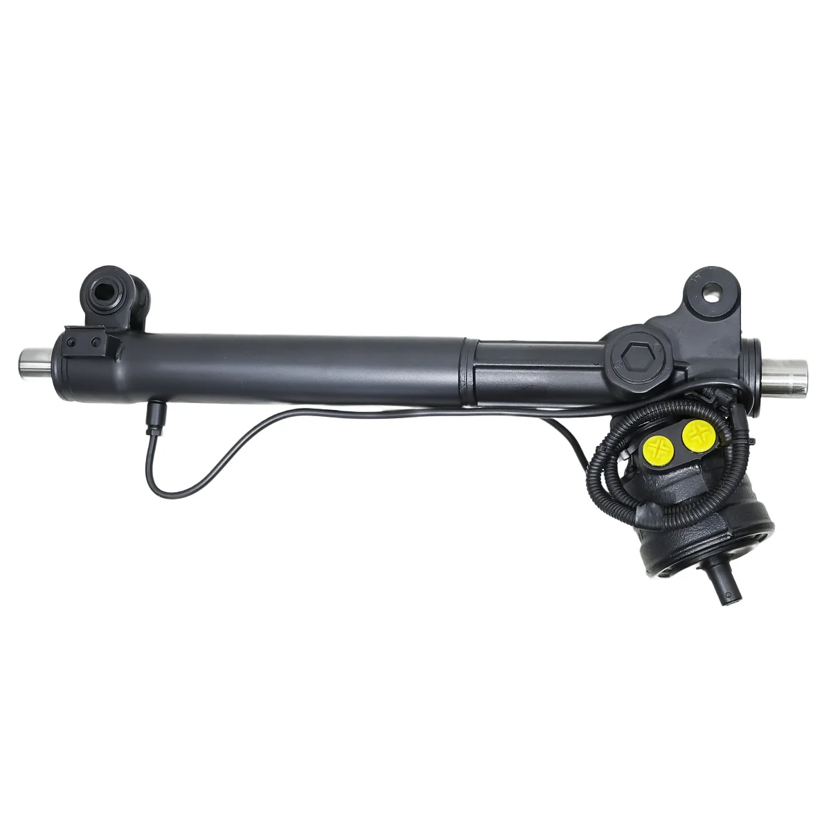 Рулевая рейка Chevrolet Captiva, Opel Antara с датчиком с 2012г. 1 трубка г/цилиндра горизонтально Рулевая рейка Chevrolet Captiva, Opel Antara с датчиком с 2012г. 1 трубка г/цилиндра горизонтально