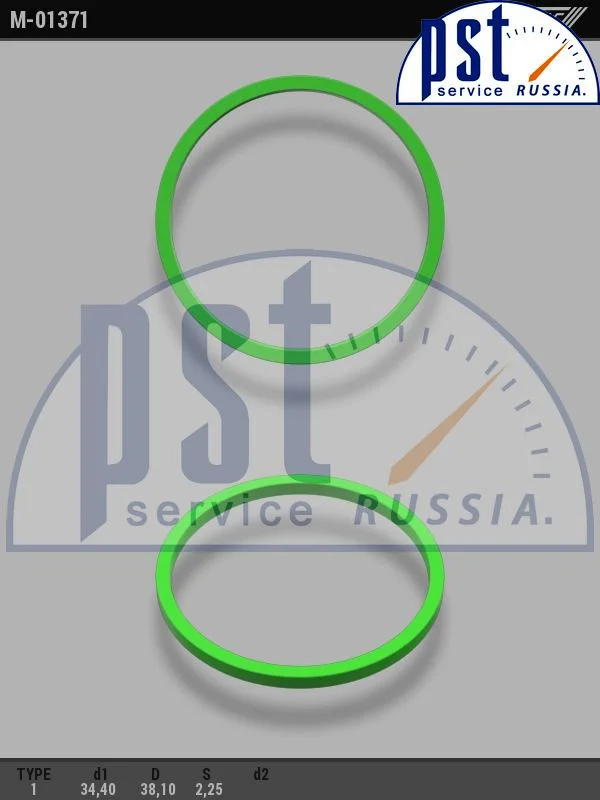 Кольцо тефлоновое 34,40/38,10*2,25 Кольцо тефлоновое 34,40/38,10*2,25